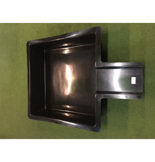 SQUARE POND WITH SPILL - BLACK - $279